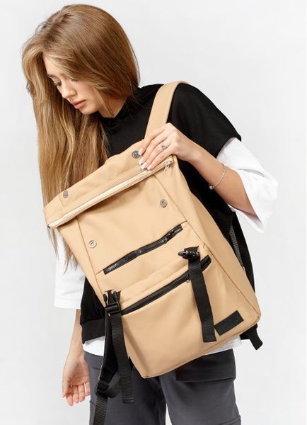 Рюкзак ролл Sambag женский RollTop Zard бежевый 24238026 фото