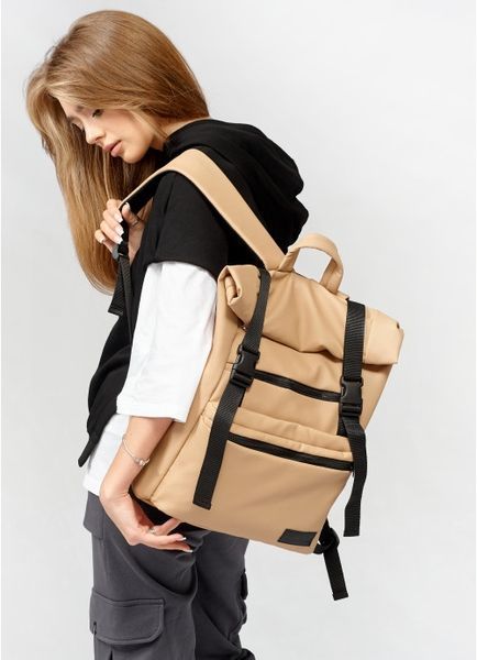 Рюкзак ролл Sambag женский RollTop Zard бежевый 24238026 фото
