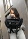 Большая женская поясная сумка бананка Sambag DynamicDart черная тканевая 80411065 фото 6