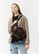 Большая кожаная женская поясная сумка бананка Sambag DynamicDart марсала 80411120 фото 1