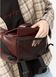 Большая кожаная женская поясная сумка бананка Sambag DynamicDart марсала 80411120 фото 10