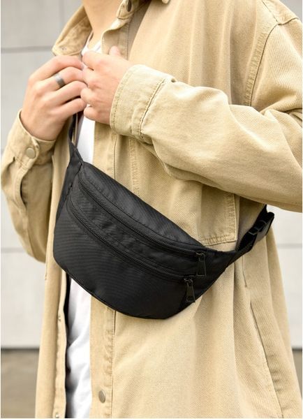 Сумка на пояс бананка Sambag Tirso LTH черный тканевый 80331065m фото