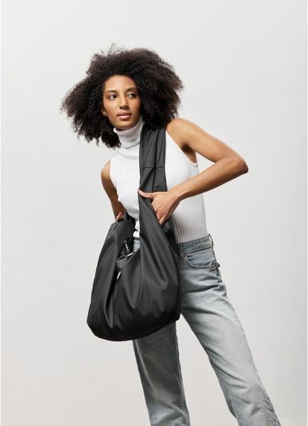 Жіноча сумка Sambag HOBO WEAVE чорна 53330064 фото