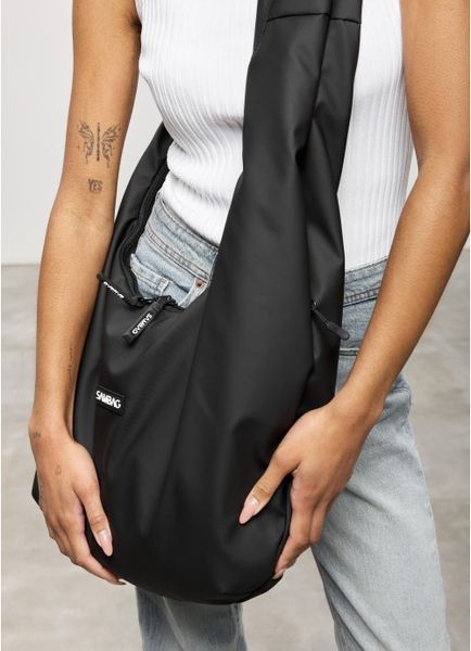 Жіноча сумка Sambag HOBO WEAVE чорна 53330064 фото