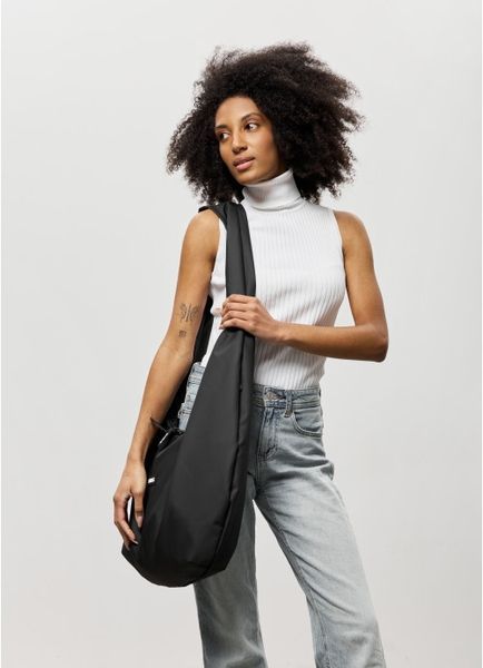 Жіноча сумка Sambag HOBO WEAVE чорна 53330064 фото