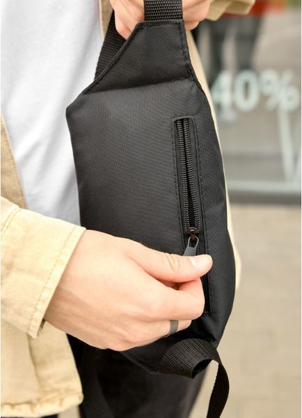 Сумка на пояс бананка Sambag Tirso LTH черный тканевый 80331065m фото