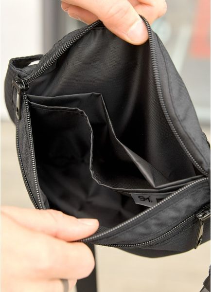 Сумка на пояс бананка Sambag Tirso LTH черный тканевый 80331065m фото