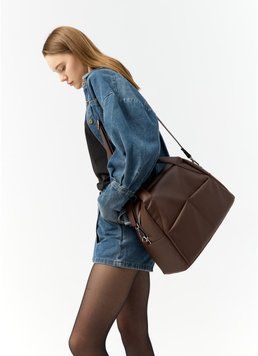 Женская сумка Sambag Vogue Grace шоколадная 90123020 фото