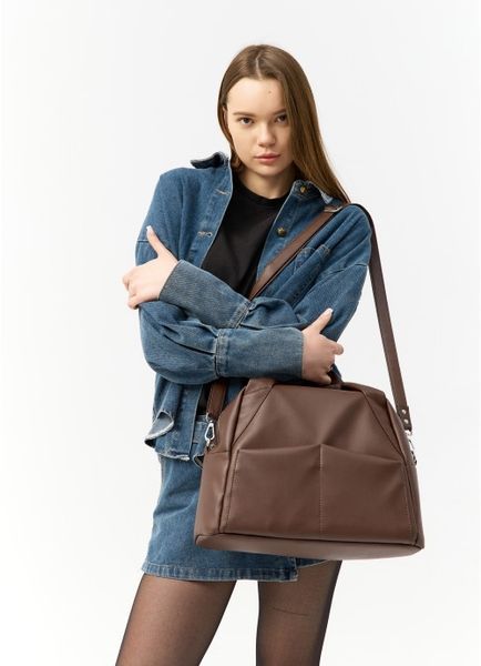 Жіноча сумка Sambag Vogue Grace шоколадна 90123020 фото