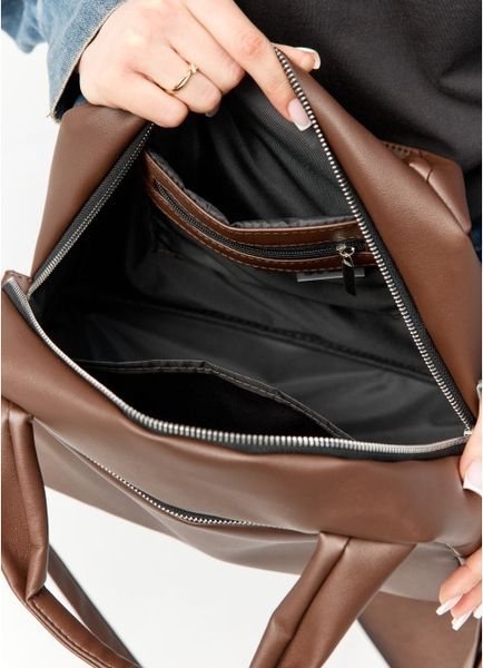 Жіноча сумка Sambag Vogue Grace шоколадна 90123020 фото