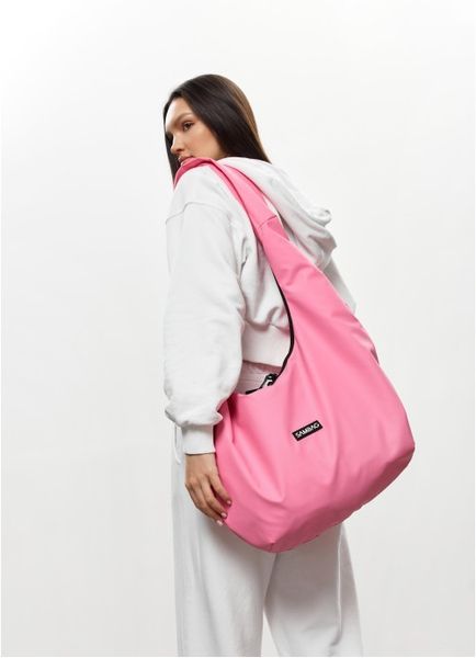 Жіноча сумка Sambag HOBO WEAVE рожева 53330506 фото