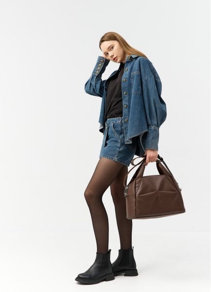 Жіноча сумка Sambag Vogue Grace шоколадна 90123020 фото