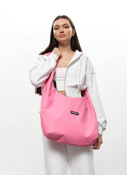 Жіноча сумка Sambag HOBO WEAVE рожева 53330506 фото