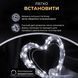 Гирлянда Роса от USB 10 м, 100 LED, капли, белый провод, белое свечение USB100L10MWW фото 4