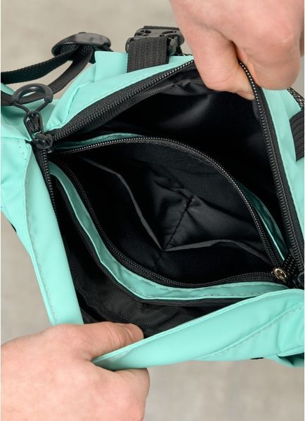 Большая мужская поясная сумка бананка Sambag DynamicDart мятная 80411514m фото