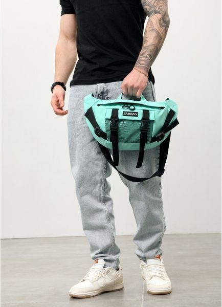 Большая мужская поясная сумка бананка Sambag DynamicDart мятная 80411514m фото