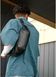 Сумка через плече бананка Sambag Holster MSH чорна з перфорацією 87113001m фото 2