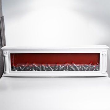 Камин декоративный с LED-подсветкой 101 см, белый Yiwu SP-47W SP-47W фото