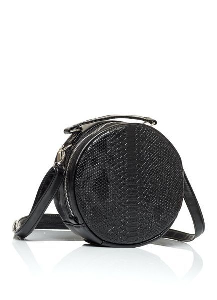 Жіноча кругла сумка Sambag Bale Принт крокодила 52200070 фото