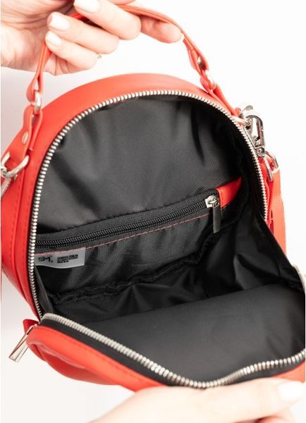 Жіноча кругла сумка Sambag Bale червона 52200017 фото