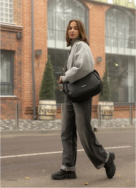 Жіноча сумка Sambag Flex Dart чорна 90321064 фото
