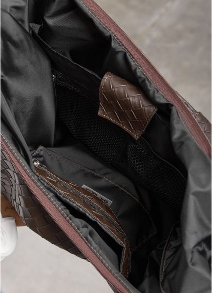 Жіноча сумка Sambag HOBO WEAVE шоколад 53330068 фото