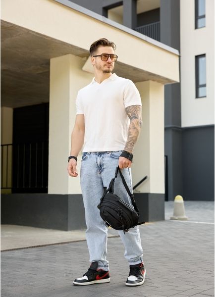 Сумка через плечо бананка Sambag Flex Pro черная 85451065m фото