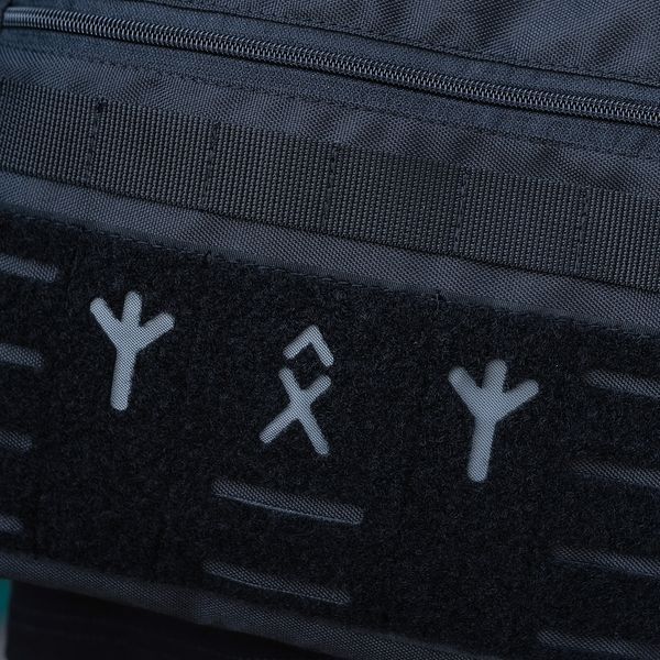 Тактическая сумка X2-GR1 Black с системой MOLLE &mdash; через плечо X2GR4-oxford фото
