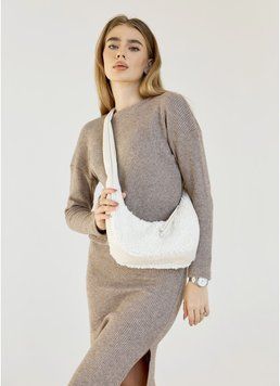 Жіноча сумка Sambag HOBO Dolly біла 53100808 фото