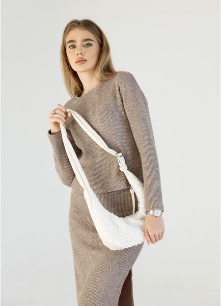 Жіноча сумка Sambag HOBO Dolly біла 53100808 фото