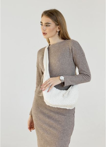 Жіноча сумка Sambag HOBO Dolly біла 53100808 фото