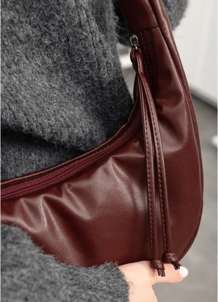 Женская сумка Sambag HOBO S бургунд. 53100013 фото