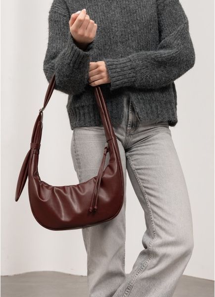 Женская сумка Sambag HOBO S бургунд. 53100013 фото