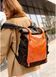 Жіночий рюкзак Sambag RollTop Hacking чорно-оранжевий 24460129 фото 9
