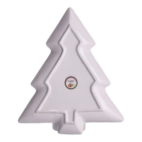 Сервировочное новогоднее блюдо для закусок из фарфора Santa 29&times;24&times;2 (см) HP-SDHK-18 HP-SDHK-18 фото