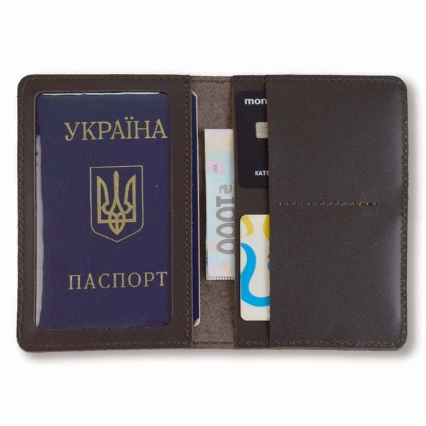 Темно-коричневий базовий шкіряний докхолдер DKHB8 фото