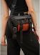 Большая женская поясная сумка бананка Sambag DynamicDart черно-оранжевая 80411129 фото 9