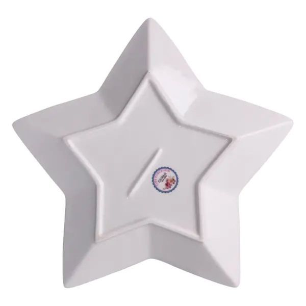 Сервировочное новогоднее блюдо для закусок Santa 25,5 (см) из фарфора HP-SDHK-20 HP-SDHK-20 фото