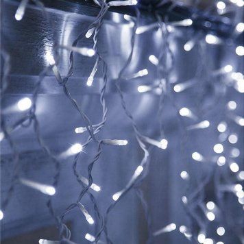 Уличная гирлянда Бахрома 20 м, 335 LED, белый провод, белое свечение 20MWW фото