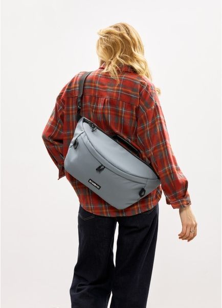 Жіноча cумка-бананка під ноутбук Sambag Urban Laptop блакитна 51411010 фото