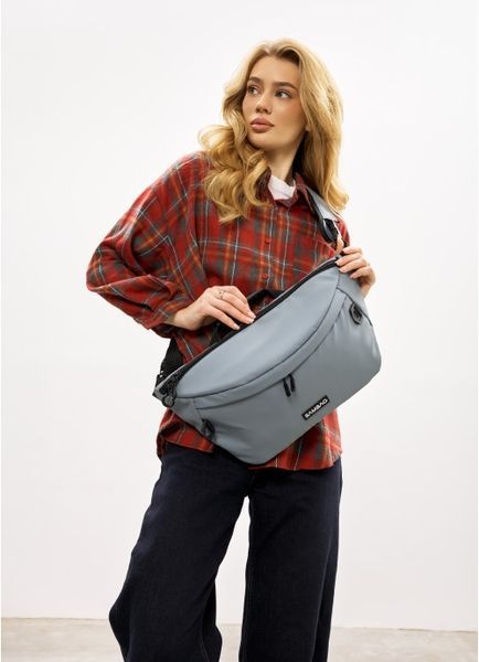 Жіноча cумка-бананка під ноутбук Sambag Urban Laptop блакитна 51411010 фото