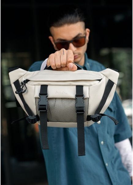 Большая мужская поясная сумка бананка Sambag DynamicDart серая 80411030m фото