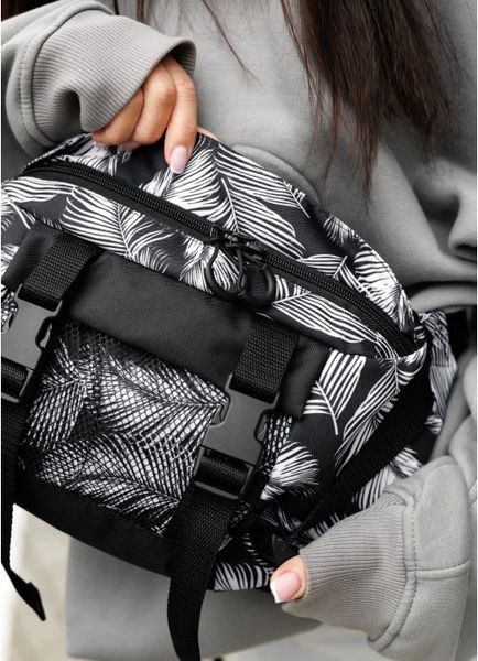 Велика жіноча поясна сумка бананка Sambag DynamicDart принт "Palm" 80411720 фото