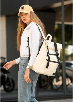 Рюкзак рол Sambag женский RollTop Zard белый 24238008 фото