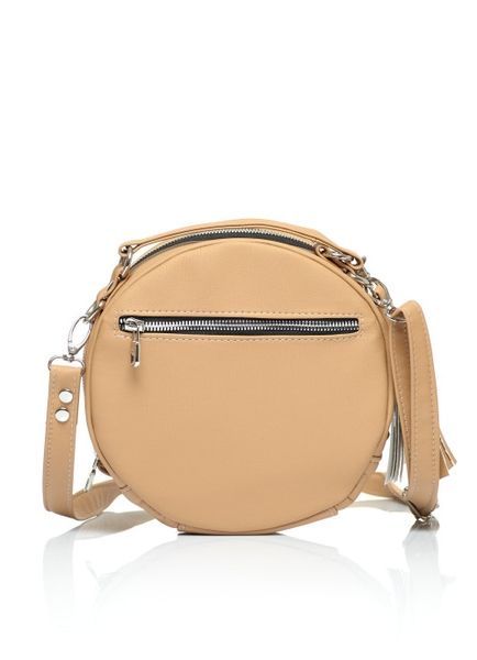 Жіноча кругла кроссбоді Sambag Bale MZN бежева 52200626 фото