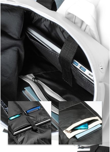 Рюкзак ролл Sambag жіночий RollTop Zard білий 24238008 фото