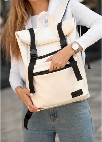 Рюкзак ролл Sambag жіночий RollTop Zard білий 24238008 фото