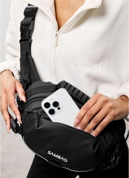 Женская сумка через плечо бананка Sambag Flex Pro оксфорд 85451064 фото