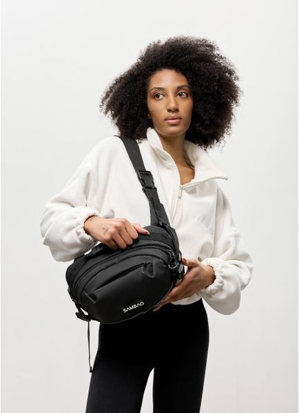 Женская сумка через плечо бананка Sambag Flex Pro оксфорд 85451064 фото