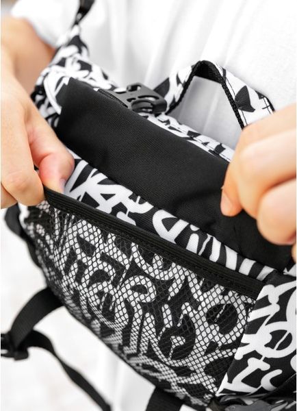 Большая мужская поясная сумка бананка Sambag DynamicDart принт "Graphity" 80411715m фото